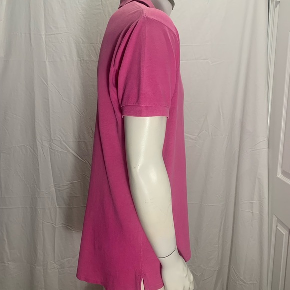 Polo By Ralph LaurenShirt Men's Slim Fit Short Sleeve Fuchsia Color Sz.Large - Picture 7 of 11